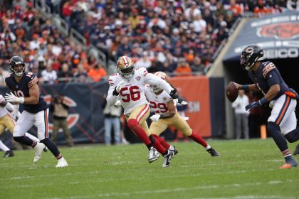 2021 San Francisco 49ers Season
Chicago Bears vs San Francisco 49ers
Sunday, October 31, 2021
Chicago, IL

(49ers Photo)