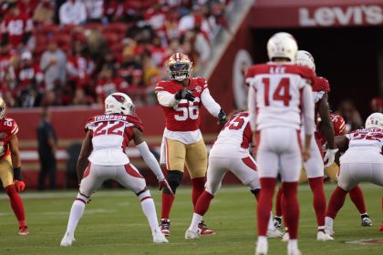 2021 San Francisco 49ers Season:
Regular Season
Arizona Cardinals vs San Francisco 49ers
Sunday, November 7, 2021
Levi’s Stadium
Santa Clara, CA

(49ers Photo)